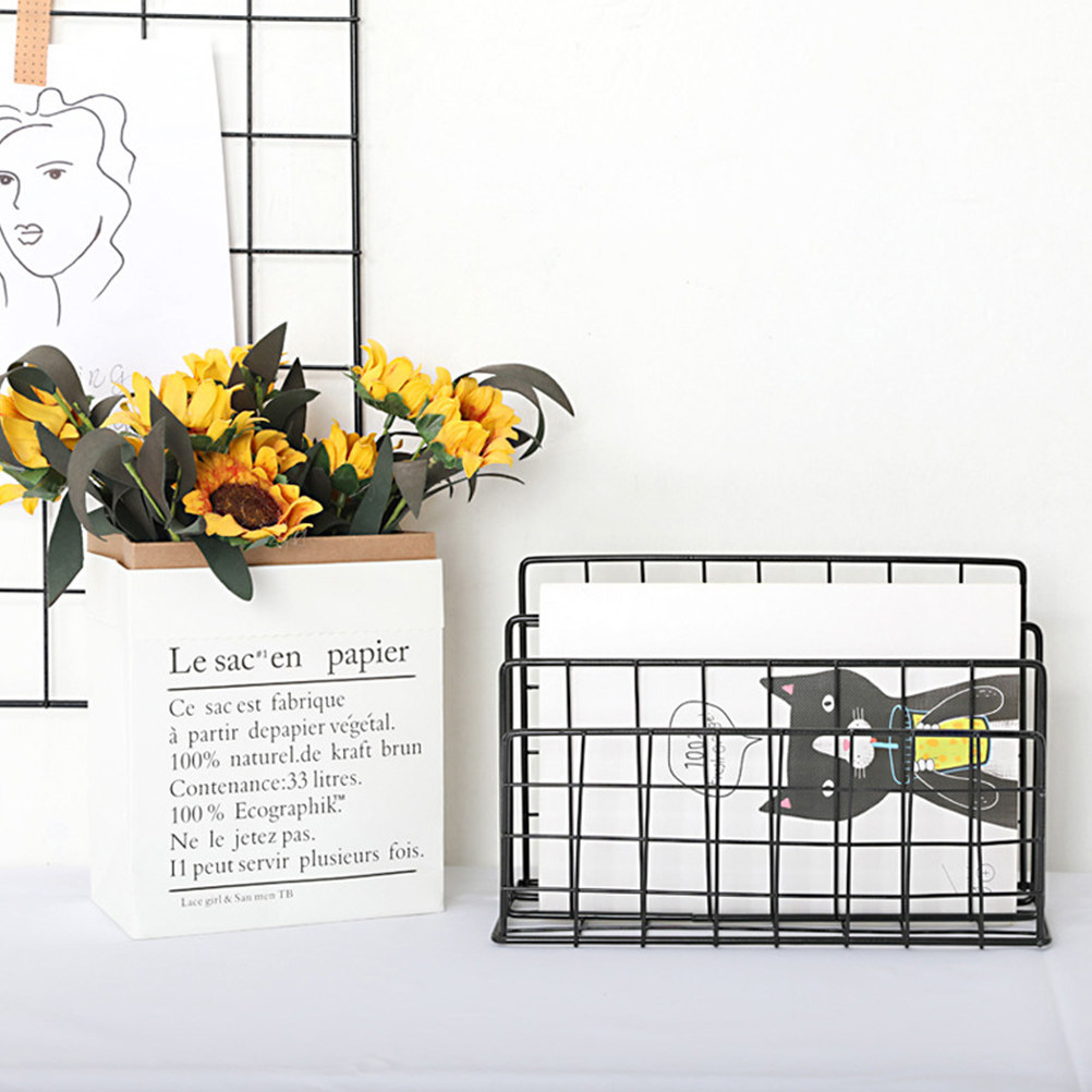 Organisateur de bureau en méta - Magazine Holder Rack avis et prix