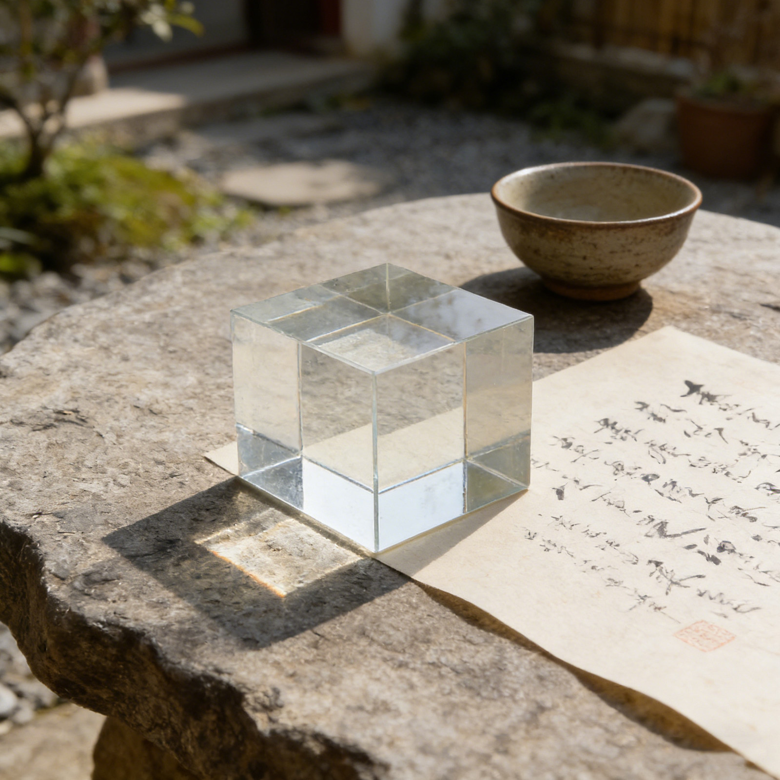 Presse-papier carré en cristal - Paper Weight Crystal avis et prix