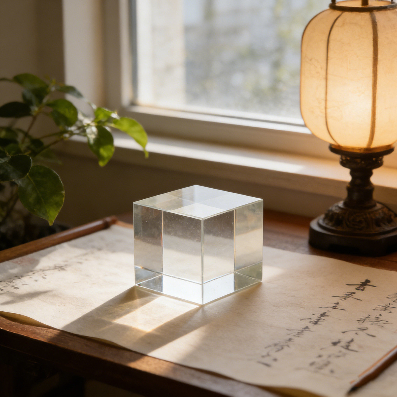 Poids de papier carré en crist - Paper Weight Crystal avis et prix