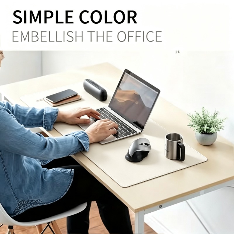 1 grand tapis de souris en sim - Leather Desk Pad avis et prix