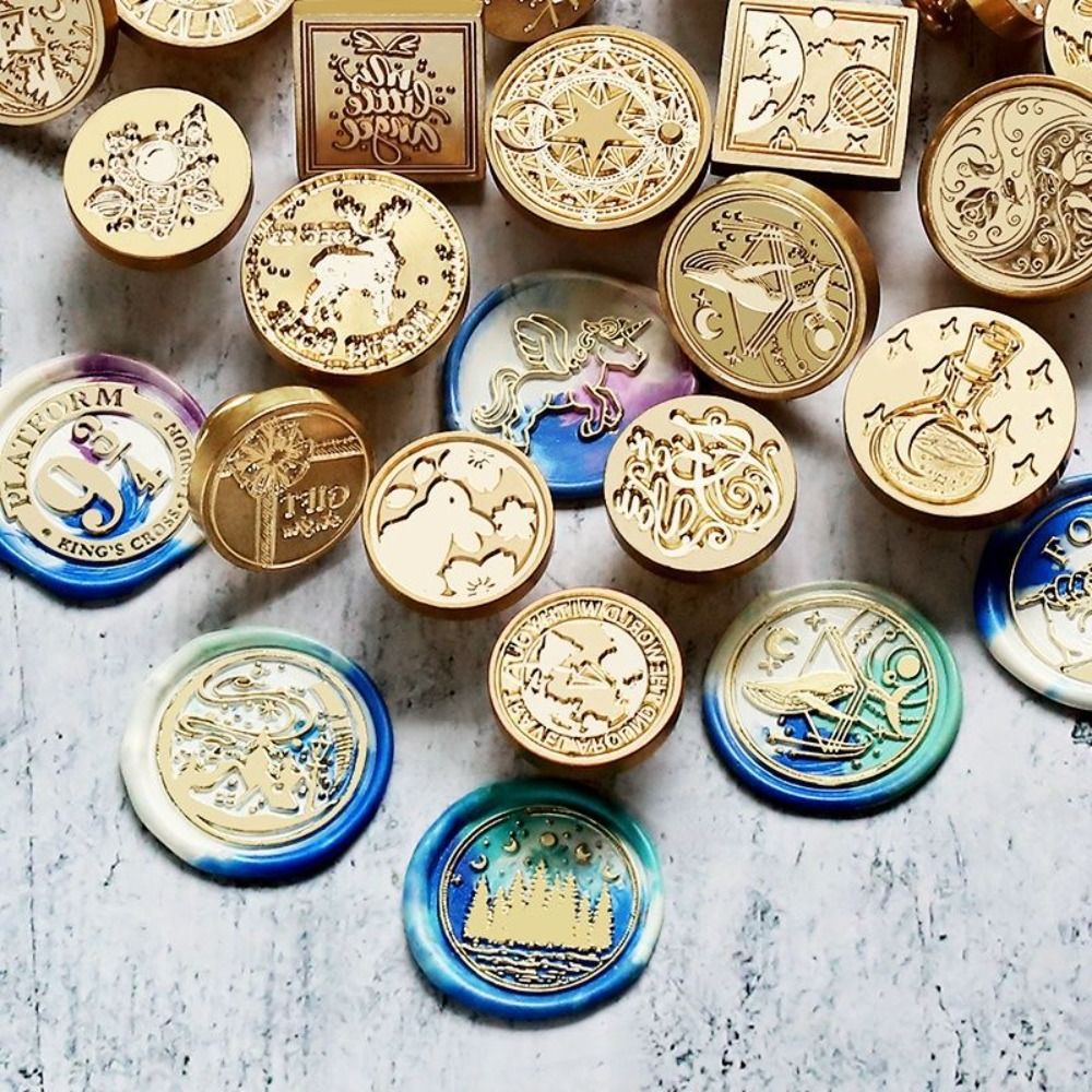 Ensemble de 20 tampons de scea - Wax Seal Stamp Set avis et prix