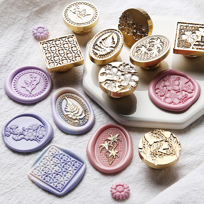 Sceau de cire rétro, fleurs de - Wax Seal Stamp Set avis et prix
